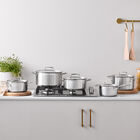 3-ply Stainless Steel 5-piece Cookware Set image number 3